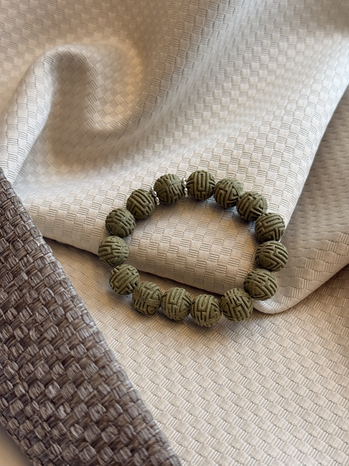 Green herbal bracelet