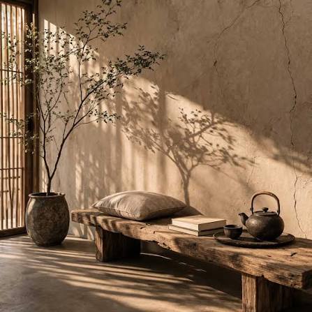 Quiet natural interior